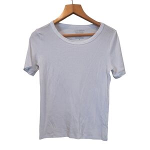 Lucky Brand White ribbed tee